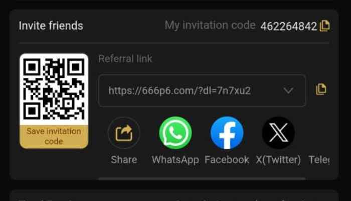 666P Game invite fiends get bonus 666