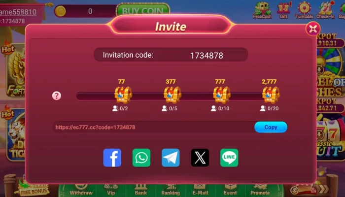EC777 Game Invite Friends Unbox The Boxes